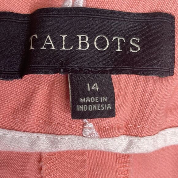 Talbots Women Cotton Spandex Shorts ResortWear VacationBeach Embroidered Fish 14 - Picture 10 of 11